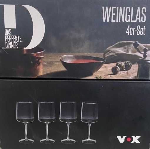 Kieliszki do wina 4sz. 340ml DAS PERFEKTE DINNER, NOWE