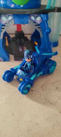 Torre PJ Masks com Cat boy, carro e Romeu