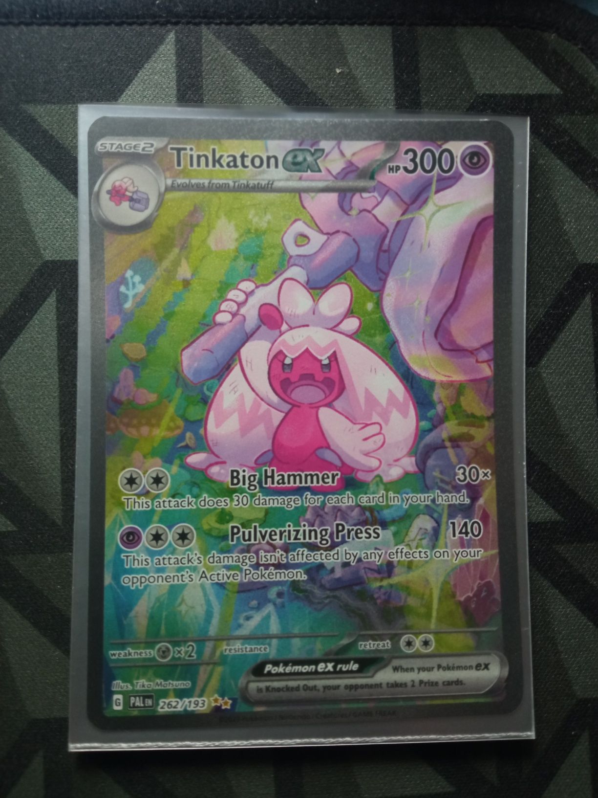 Pokémon Tinkaton ex 262/193