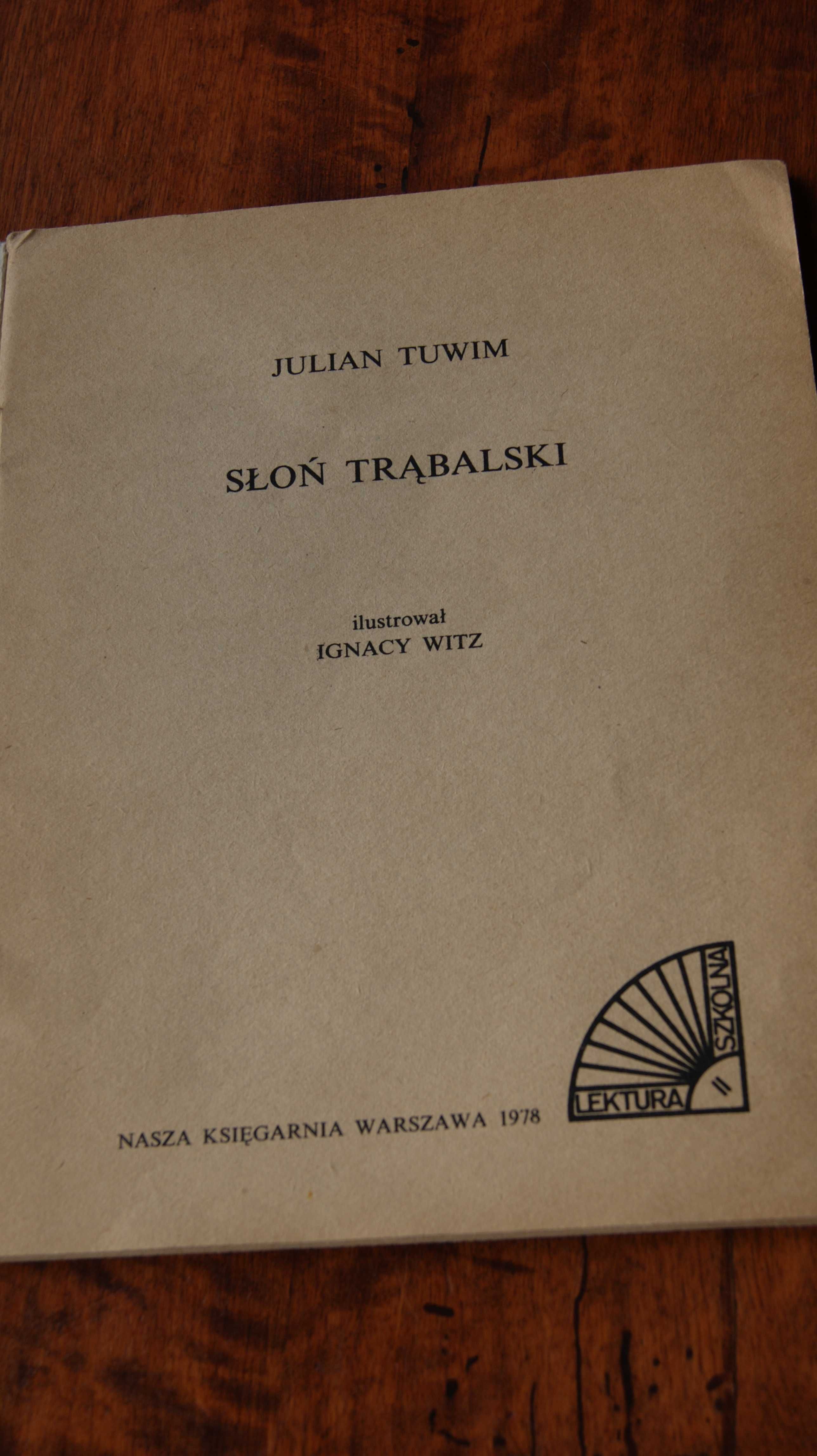 Książeczka Słoń Trąbalski Julian Tuwim nasza Księgarnia 1978 rok