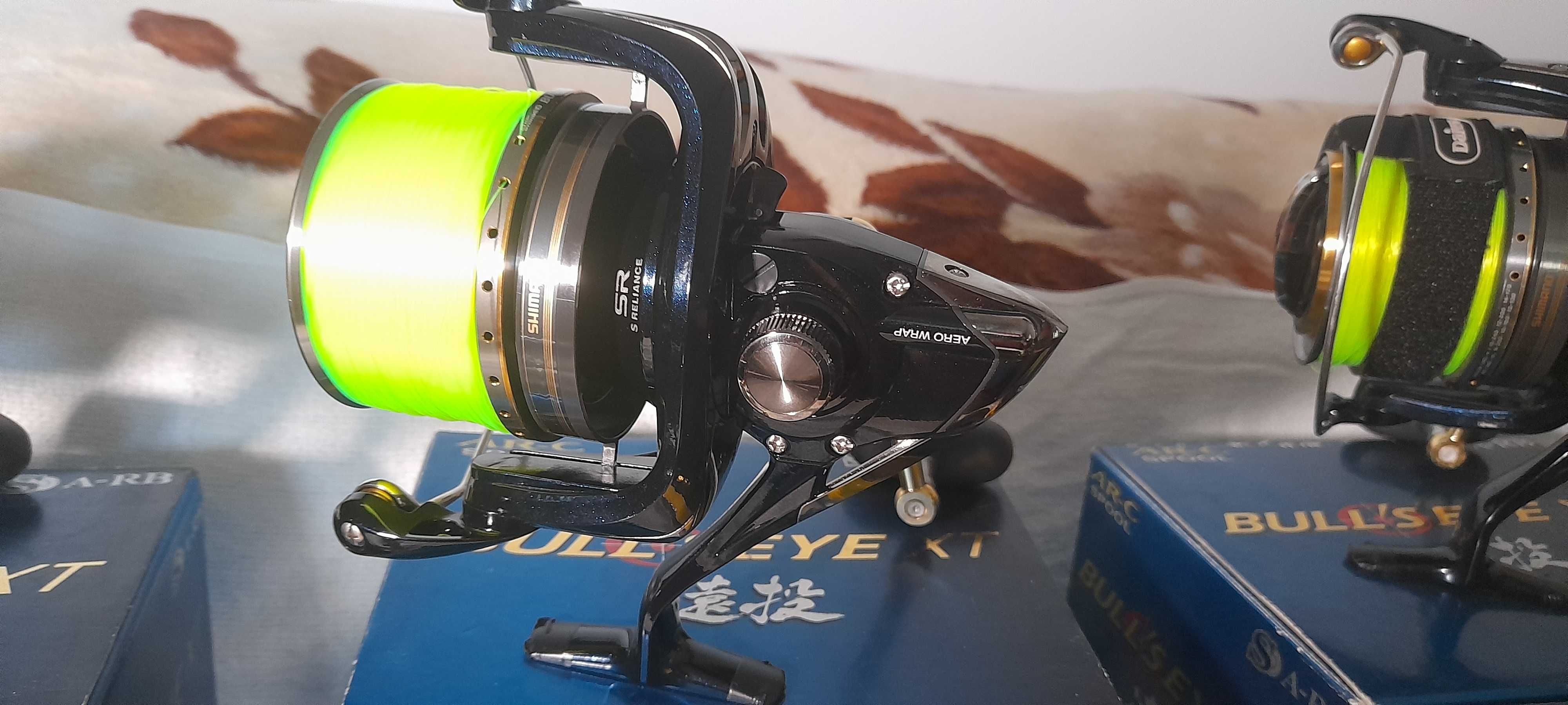 4x Kołowrotek Shimano BullsEye XT 9050