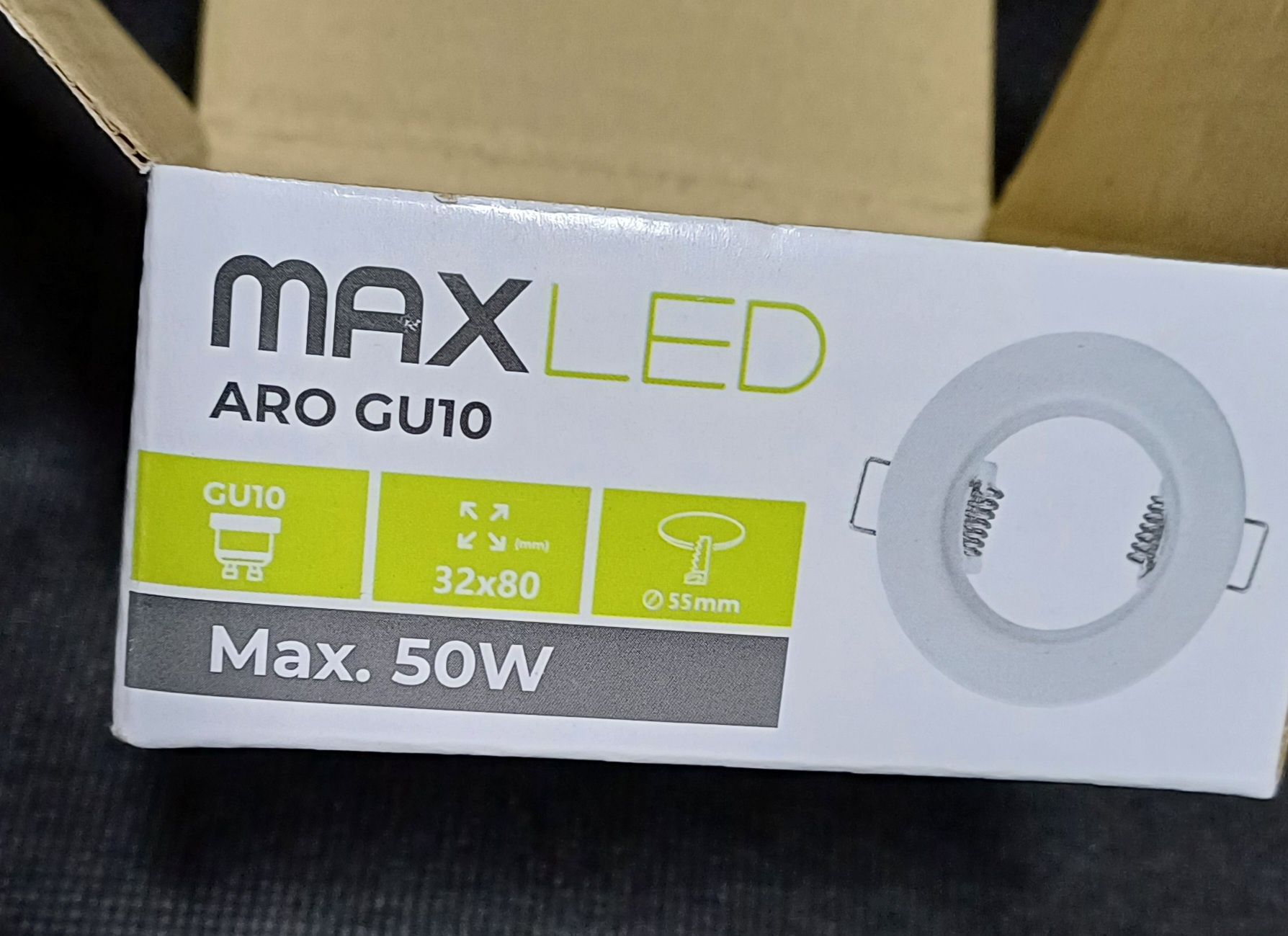 Aros para lâmpadas GU10