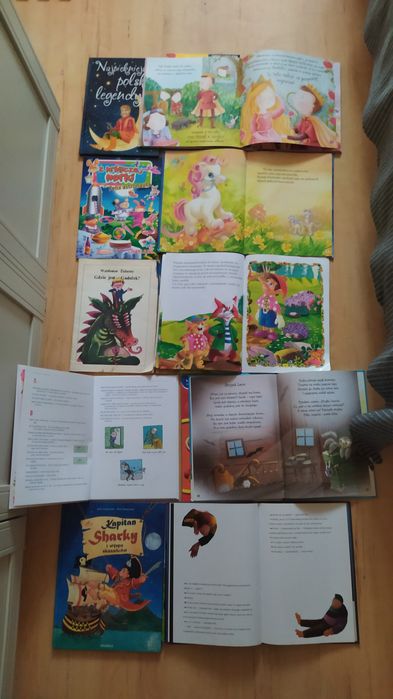 Książki dla dzieci - zestaw 15 książek w dużym formacie