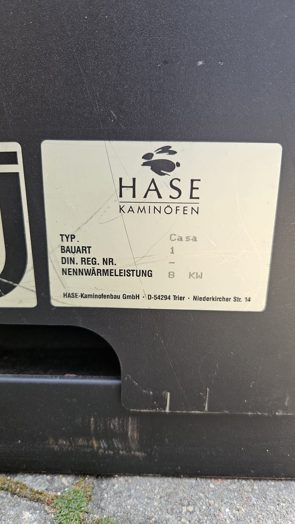Kominek kaflowy Hase 8kW