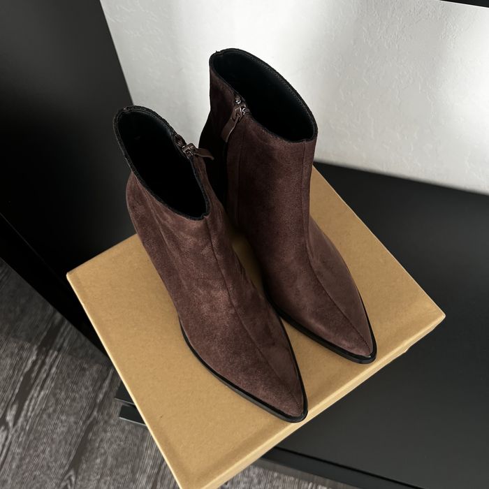 Стильні шоколадні козаки / шоколадні ковбойки / коричневі козаки