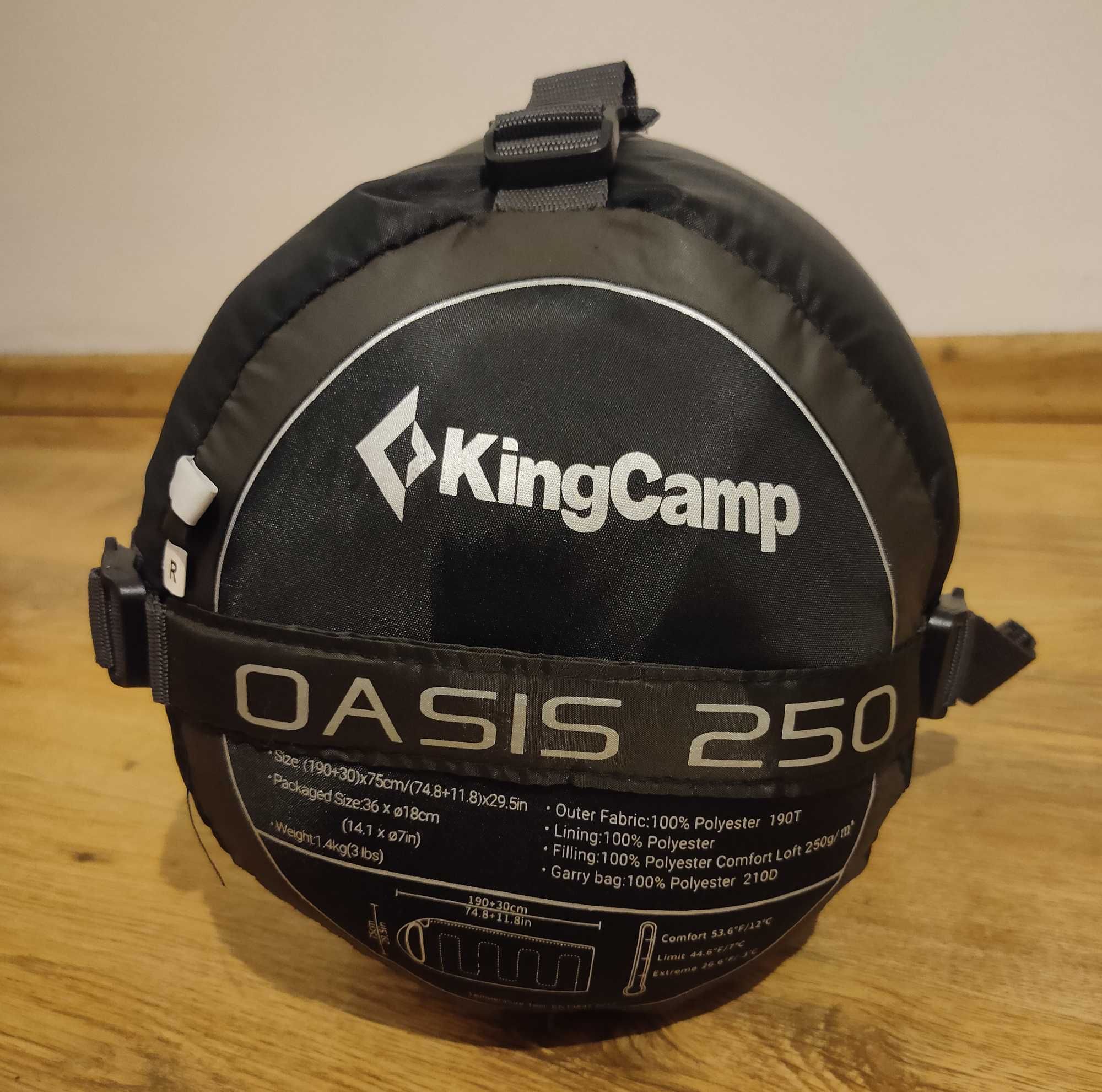 Torba kempingowa KING CAMP Oasis 250/Śpiwór/Sleeping Bag