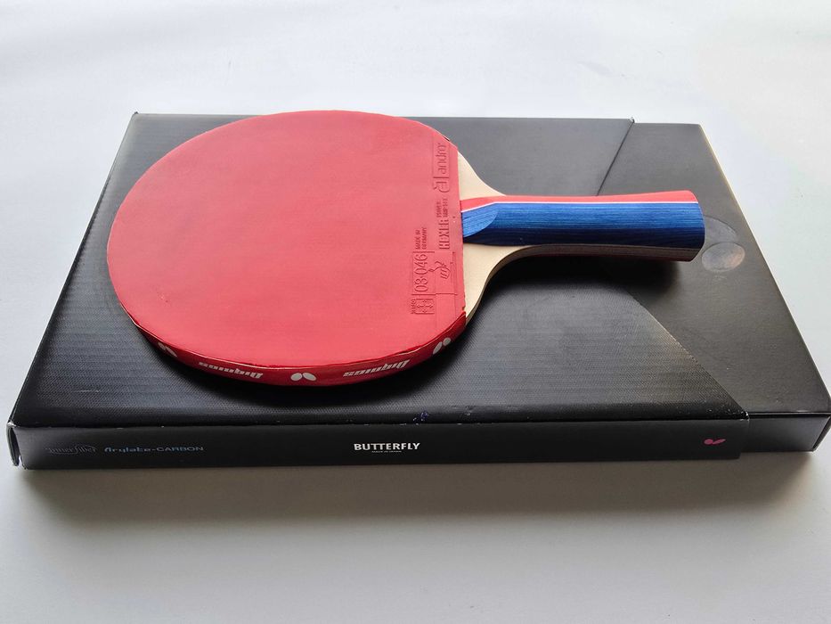 RAKIETKA CARBON OFF Donic Bluefire Andro Hexer Power Grip SFX! 5