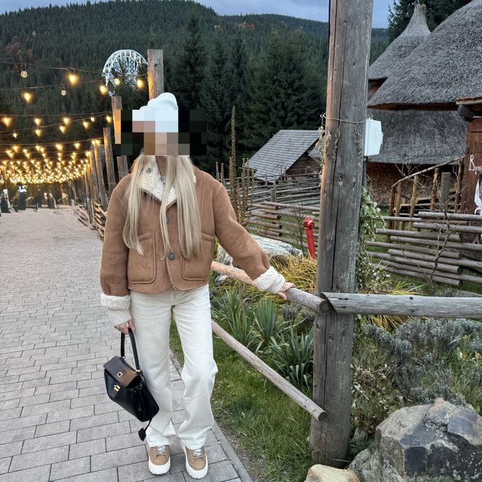 Двостороння дублянка Zara