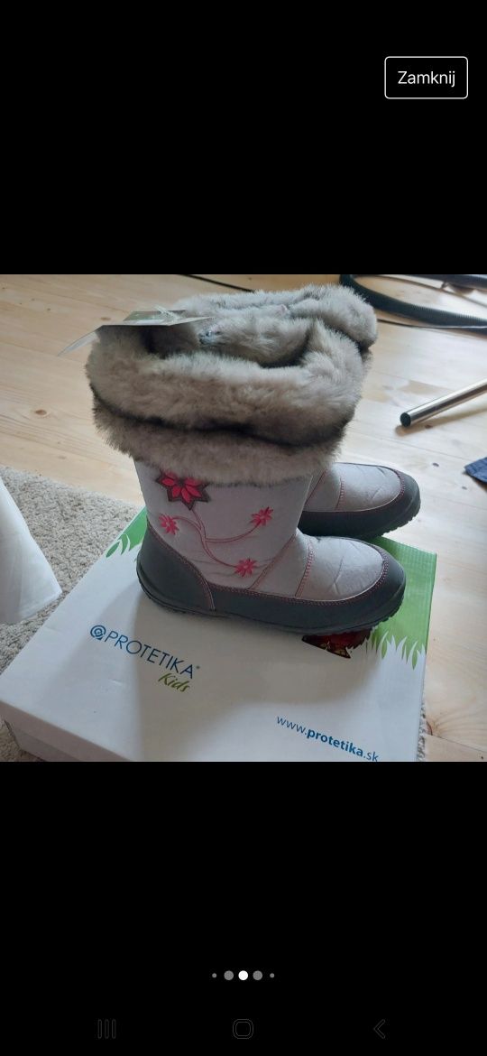Sniegowce kalosze buty zimowe nowe Protetika