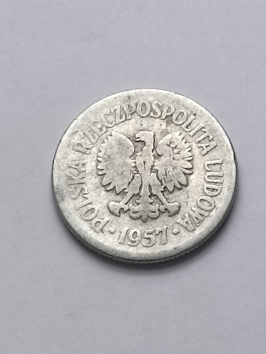 1 złotych z 1957 roku - Rzadkość - BZM