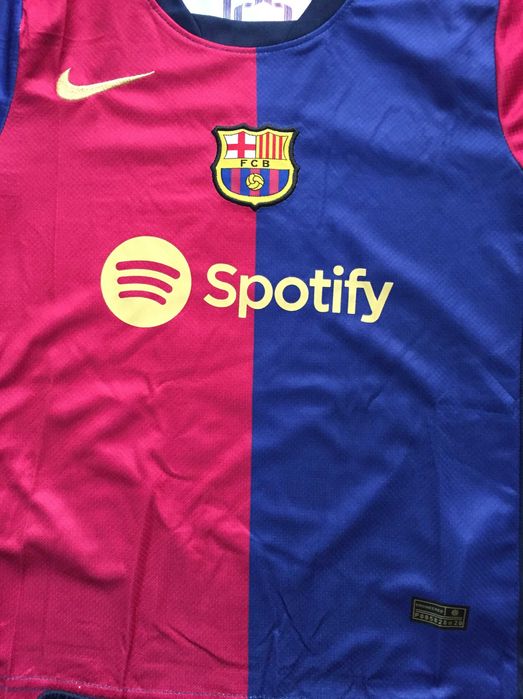 Koszulka Barcelona - Komplet dziecięcy-Lewandowski-domowa-R.26
