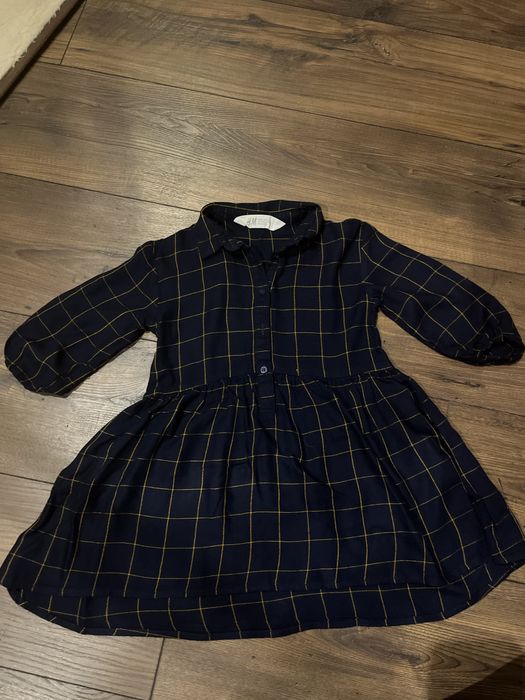 Sukienka dlugi rekaw H&M 92    „25”