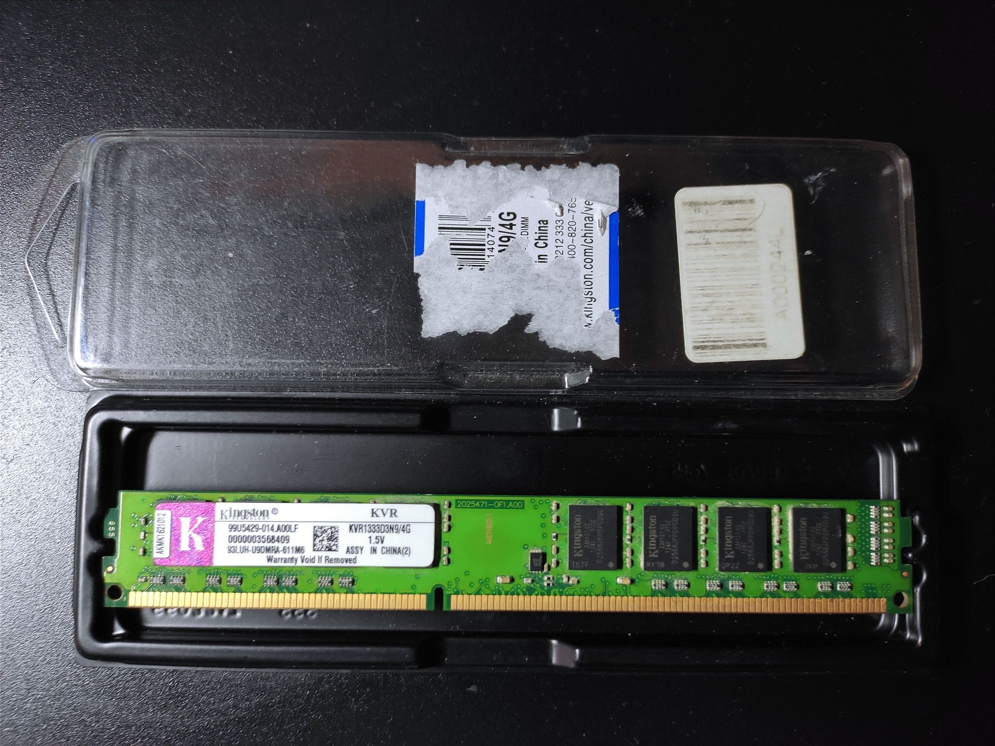 Kingston DDR3 4gb память
