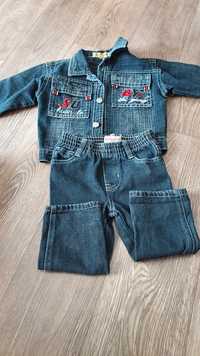 Детский джинсовый костюм 1.5-2 года