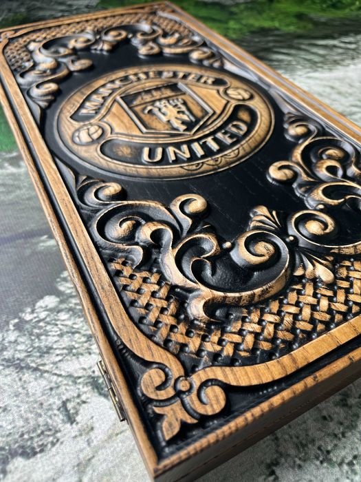 Нарди нарды з дерева, Arsenal, Manchester, Real, різні футбольні клуби