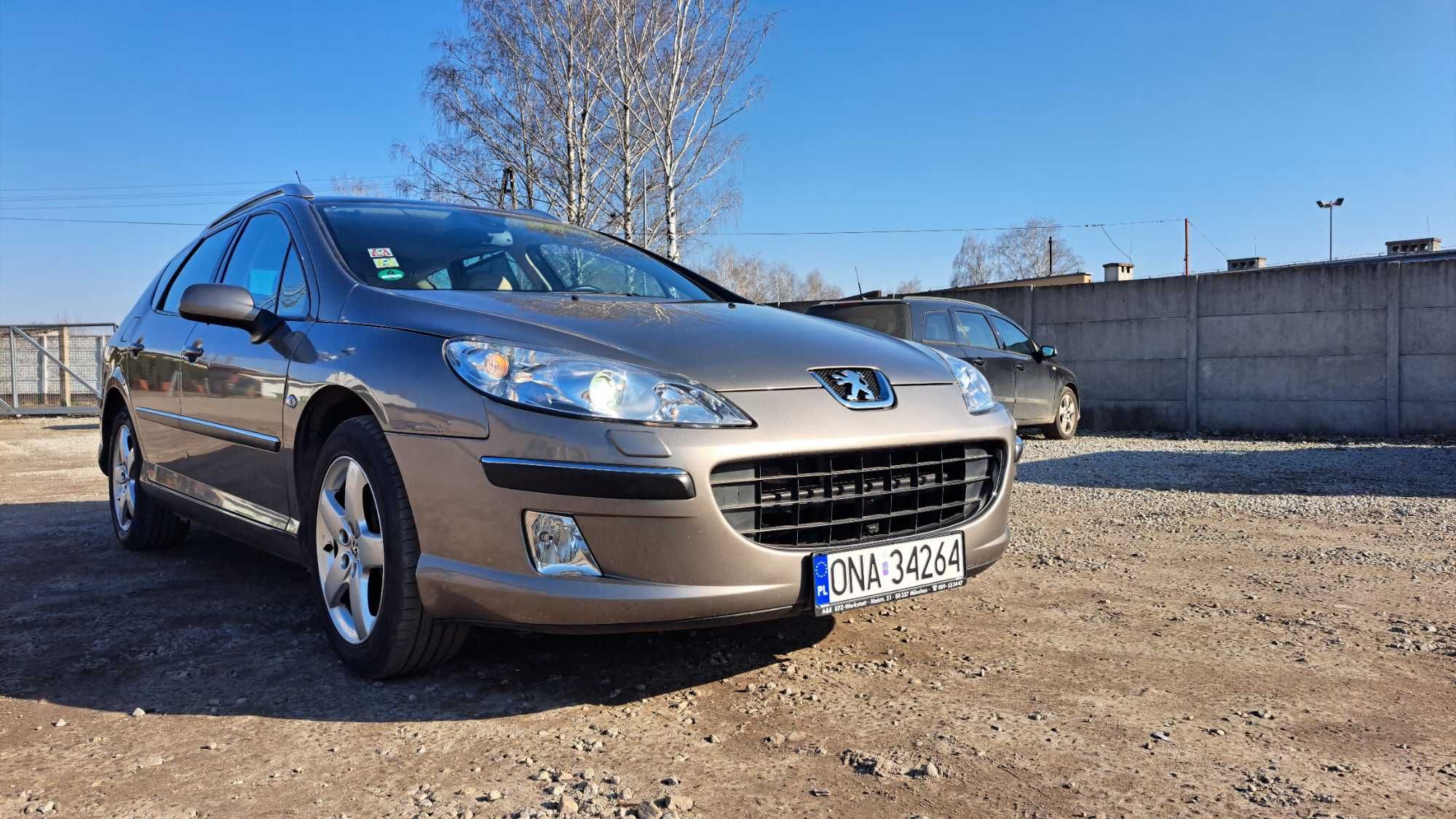 Peugeot 407 Platinum 2.2 Panorama Skóra zarejestrowany z DE