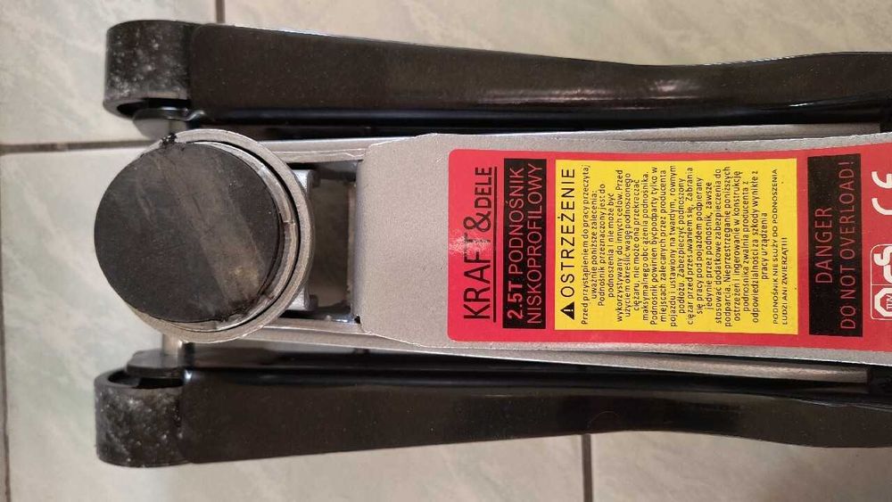 Podnośnik nisko profilowy hydrauliczny, żaba, jak nowy, 2,5 Tony