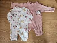 rozmiar 56 pajacyki Fox&Bunny (Sinsay) 2-pak