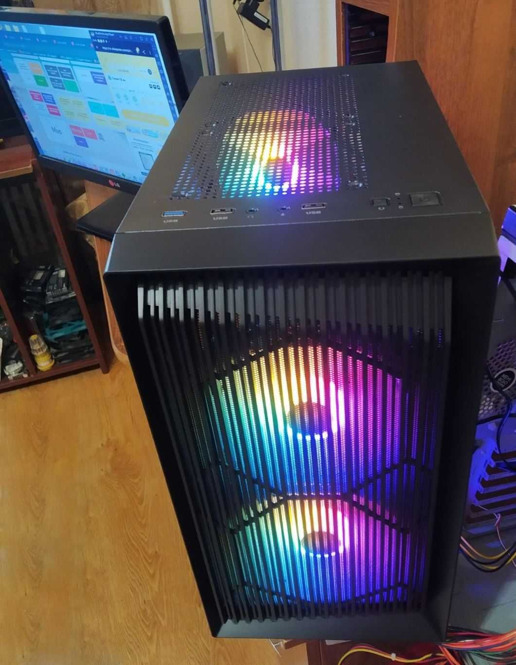 Топовый Игровой компьютер Ryzen 5 3600\5500(12потоков)GTX1660S/SSD500