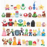 Figurki Super Mario Bros Luigi Bowser 48 sztuk