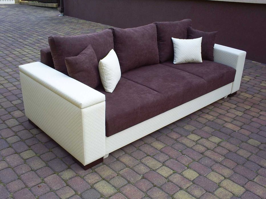 kanapa-sprężyny bonell/wygodne rozkładanie/szerokie spanie