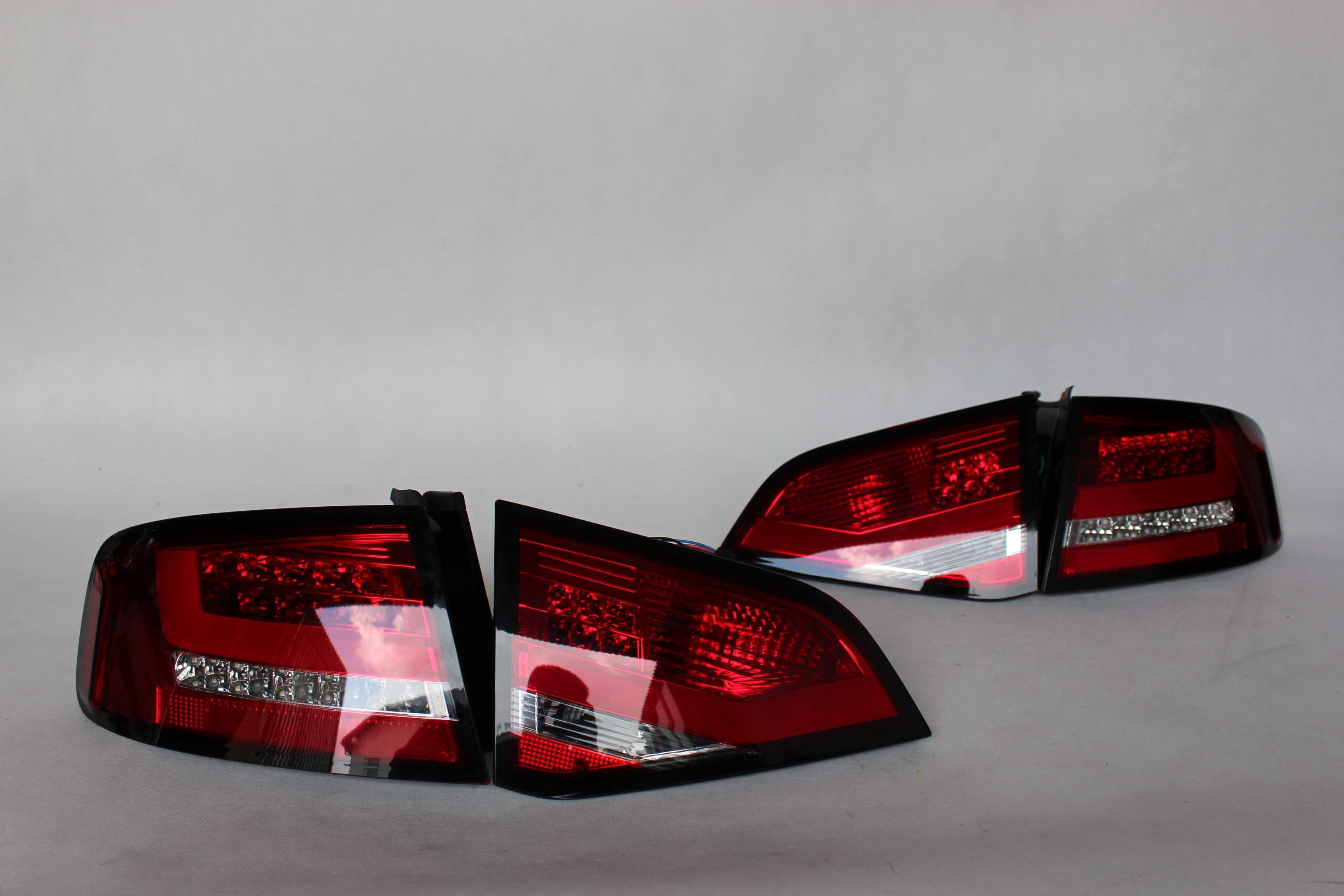 Lampy światła tył tylne AUDI A4 B8 08-12 Sedan LED BAR NEON Czerwone !
