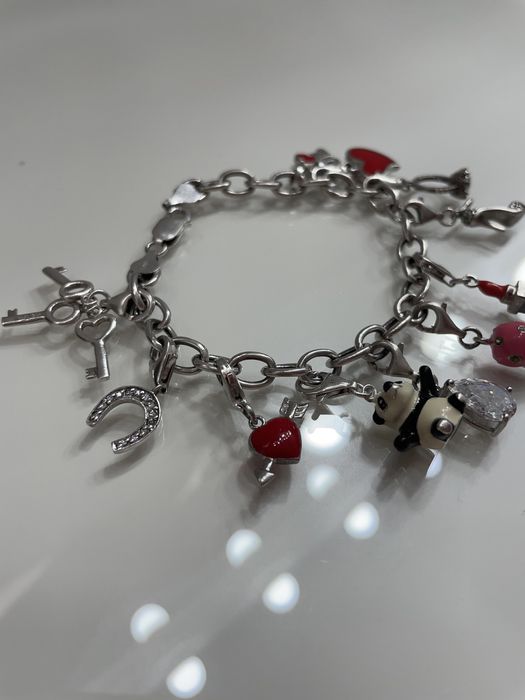 Apart bransoletka srebro z charmsami
