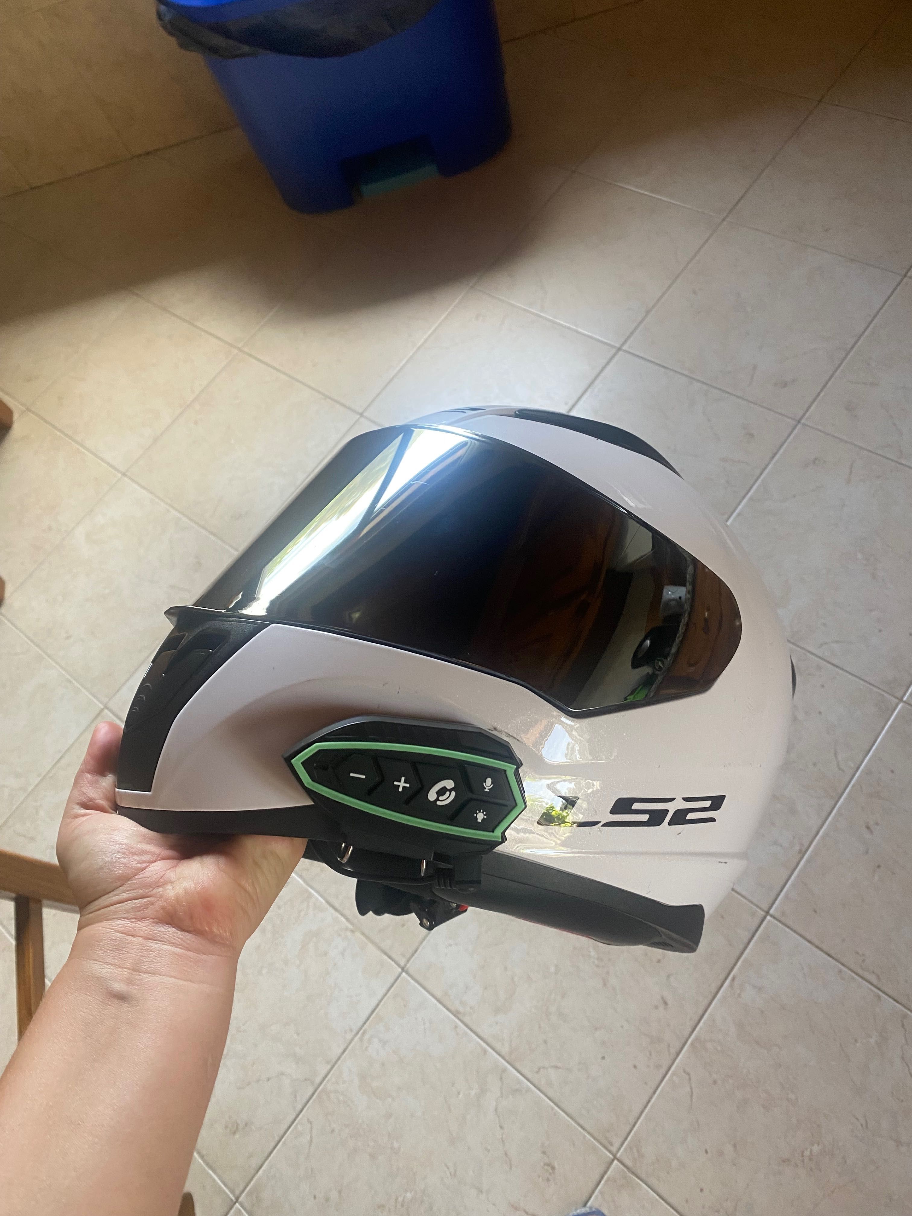Capacete ls2 branco