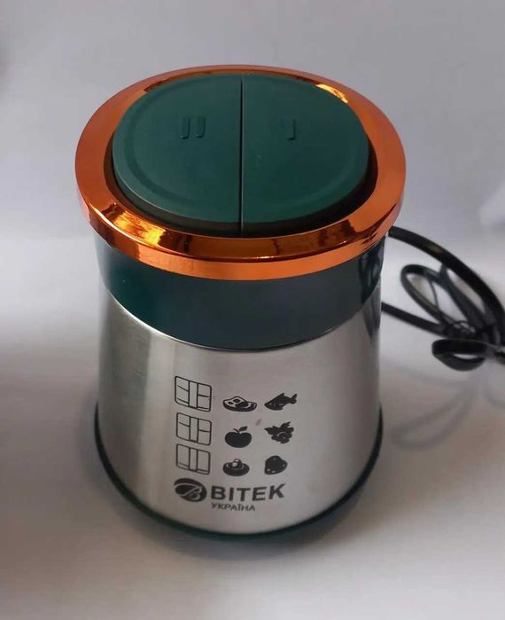 МОЩНЫЙ блендер BITEK BT-7019 1000 Вт/2 л/Кухонный комбайн/измельчитель