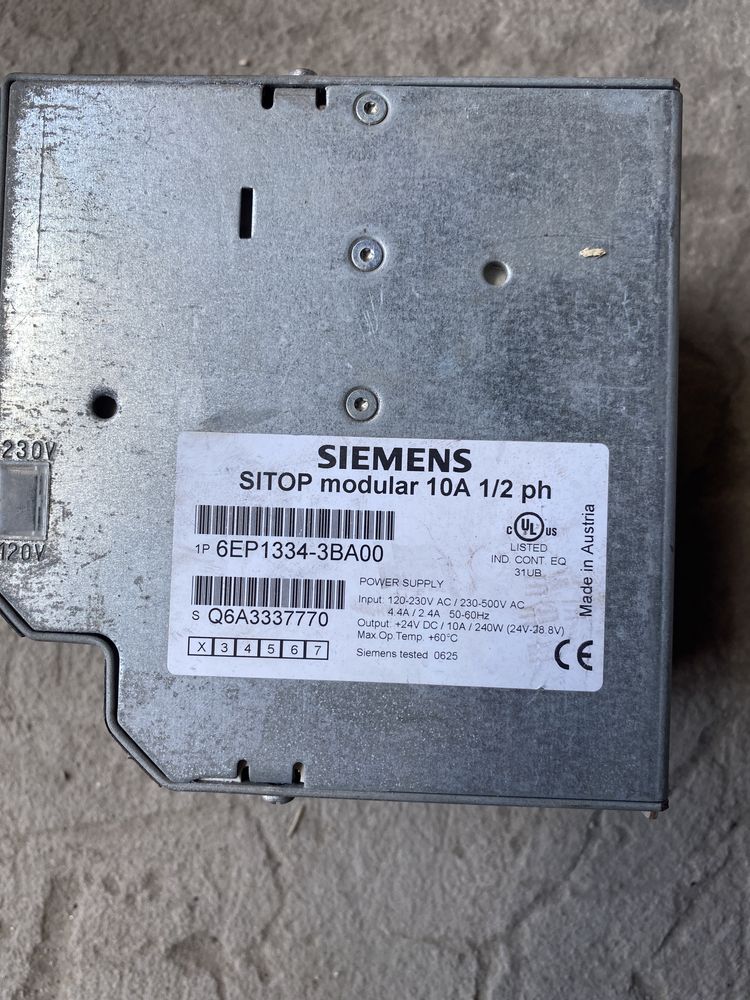 Блок питание Siemens 10A 6EP1 334-3BA00 220/24В 10А