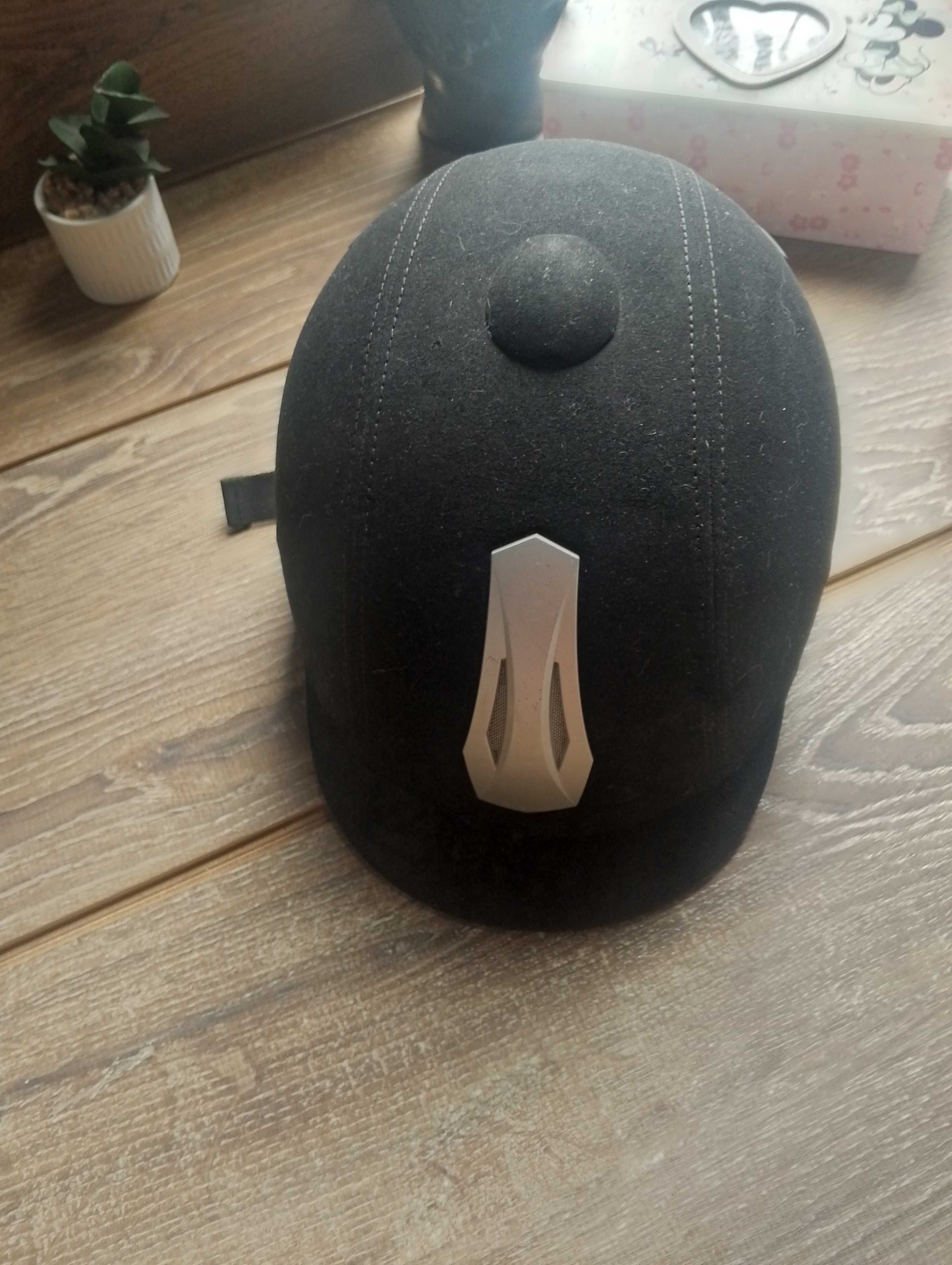 Kask jeździecki York na konia czarny 52 54 S