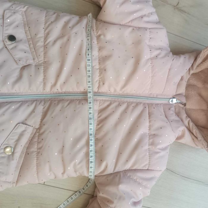 Zestaw śliczne NOWE kurtki dla bliźniaczek Zeeman 98\104 różowe.