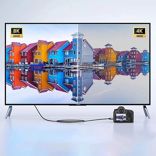 Kabel mini Hdmi - Hdmi Ugreen Hd163/8k 2m - szary
