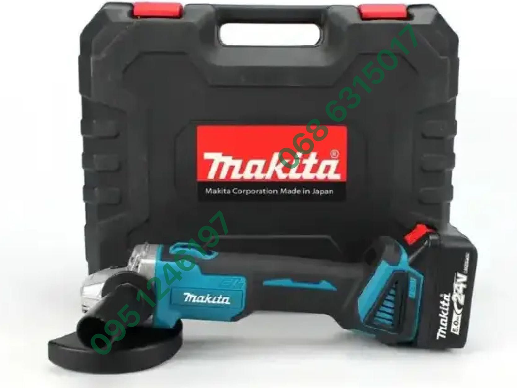 Аккумуляторная болгарка Makita DGA504ZL 24V 5Ah диаметр диска 125 мм