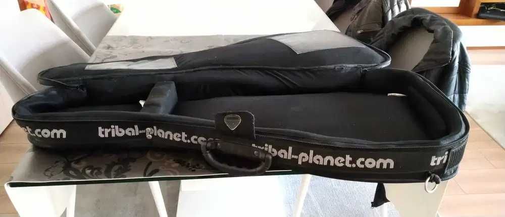 Estojo novo de Guitarra elétrica ou semi-acústica + Vinis.