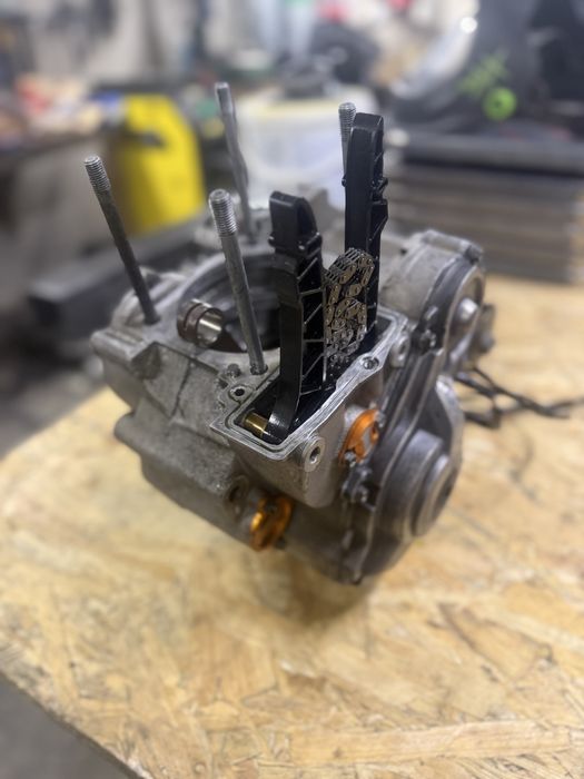 Silnik ktm sxf 450 07 - 10 dół silnika wal skrzynia kartery