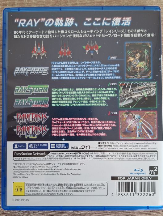 Ray'Z Arcade Chronology PS4