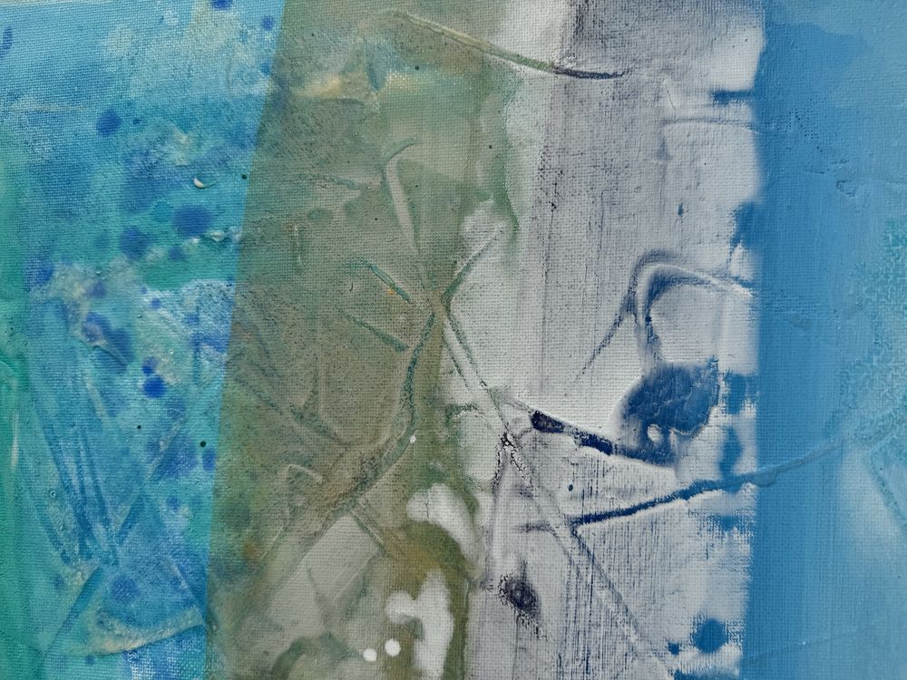 Arte abstracta - “in my bubble” Óleo s tela