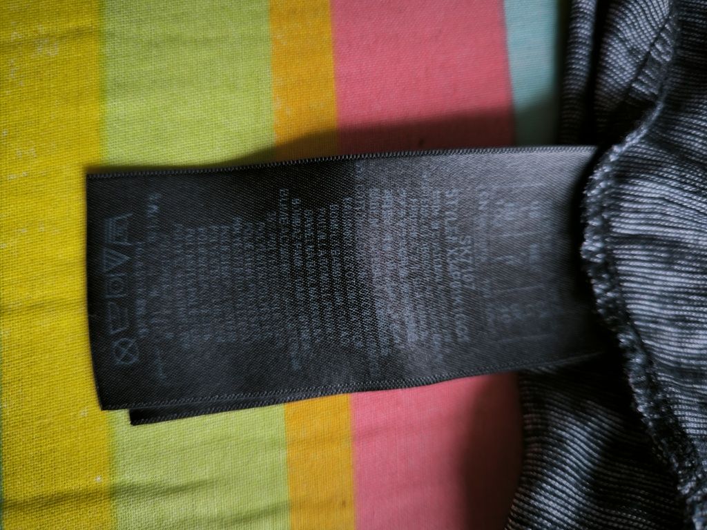 Guess longsleeve męski L koszulka z długim rękawem ciemny szary melanż