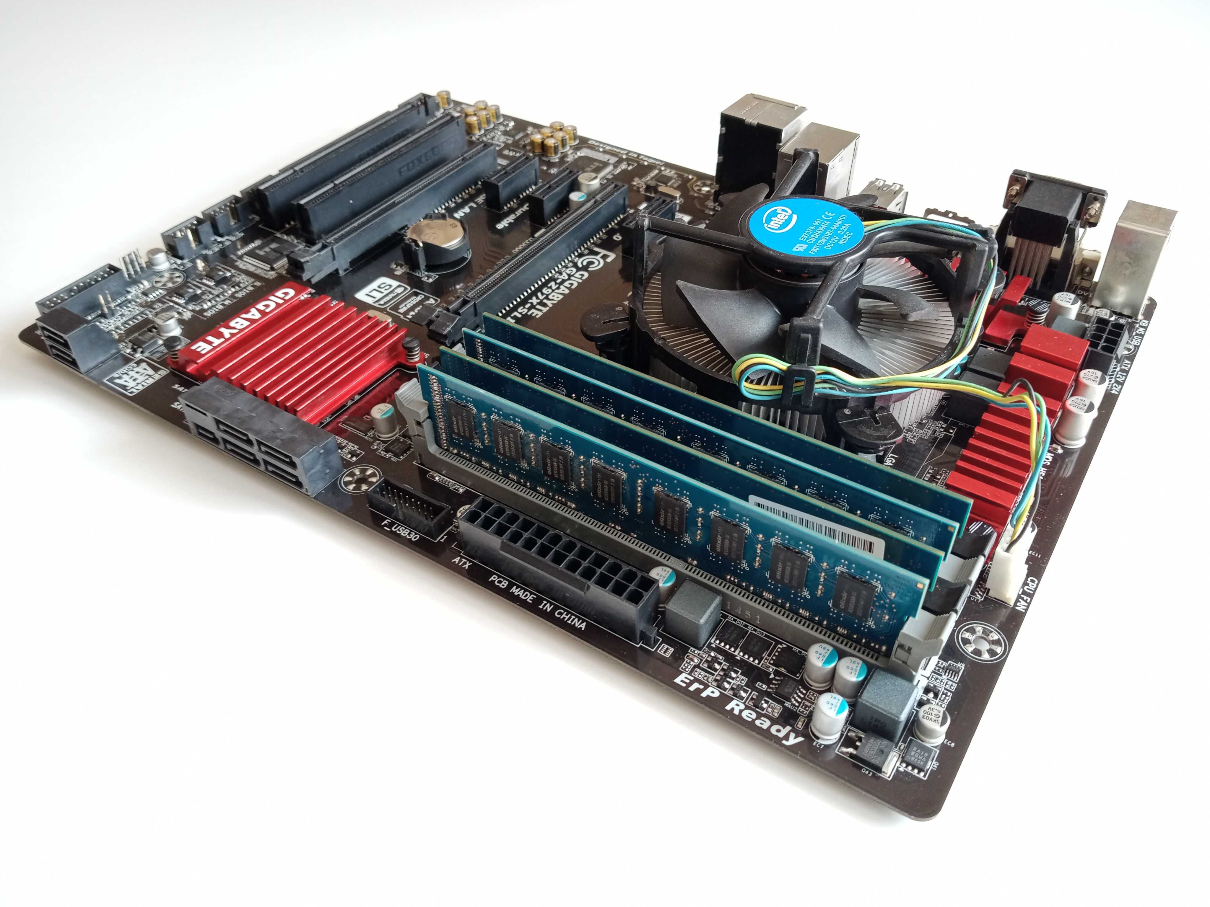Zestaw: GIGABYTE GA-Z97X-SLI + INTEL Core i5-4670k + 16GB DDR3 1600MHz