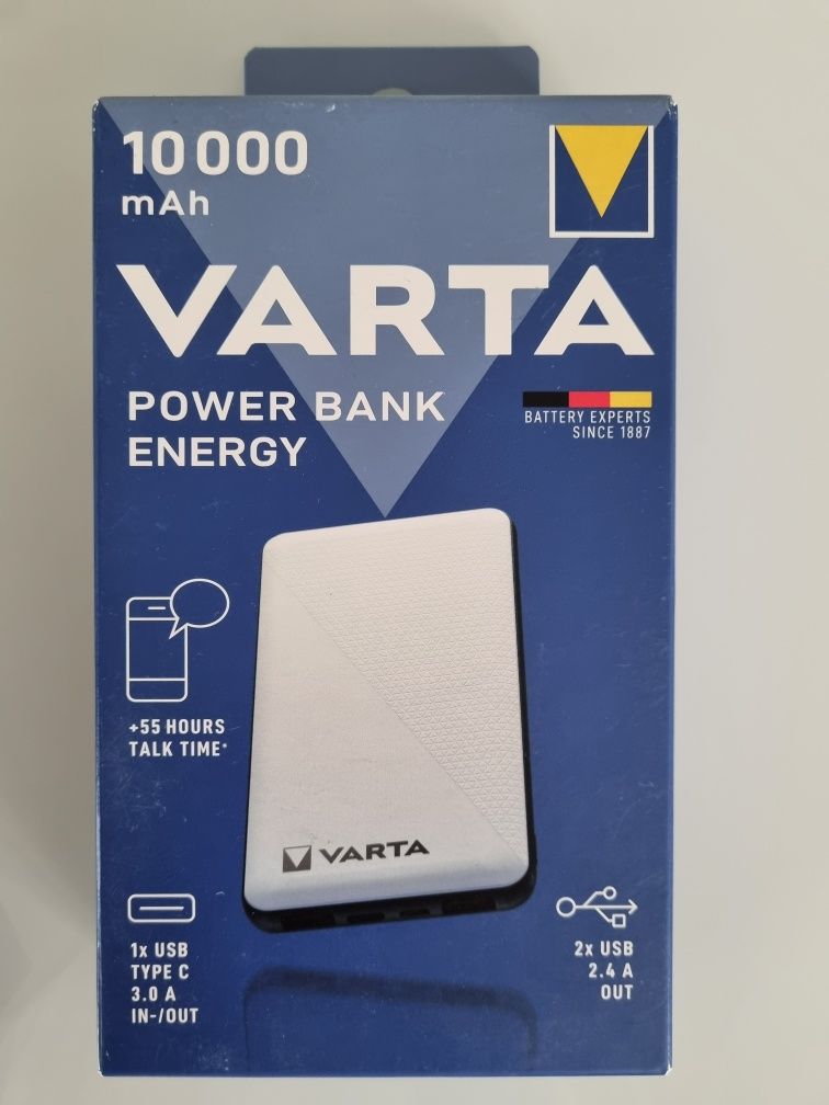 Павербанк Varta 10000  POWER BANK ENERGY, з Німеччини. 850грн