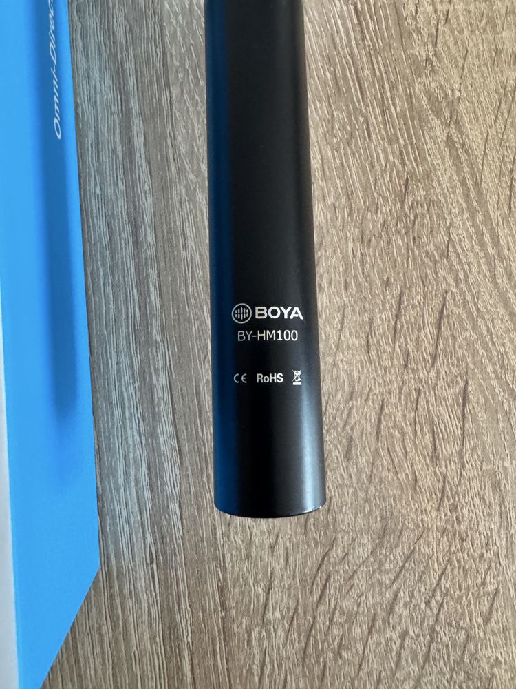 Mikrofon Boya BY-HM100 + 2 kable + adapter z kiejscem na twoje logo