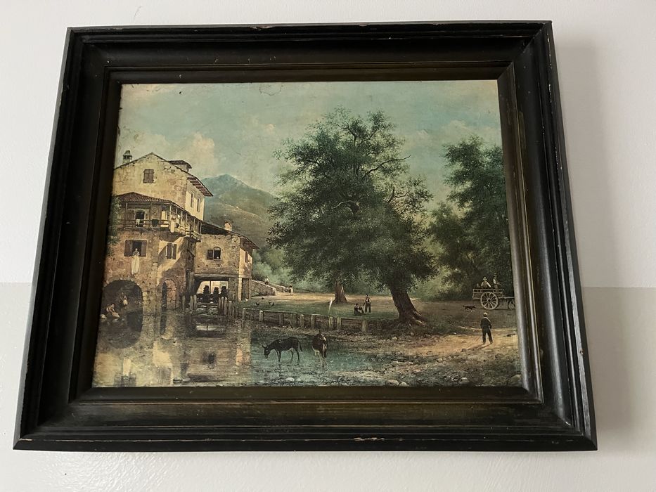 Obraz malowany na plycie