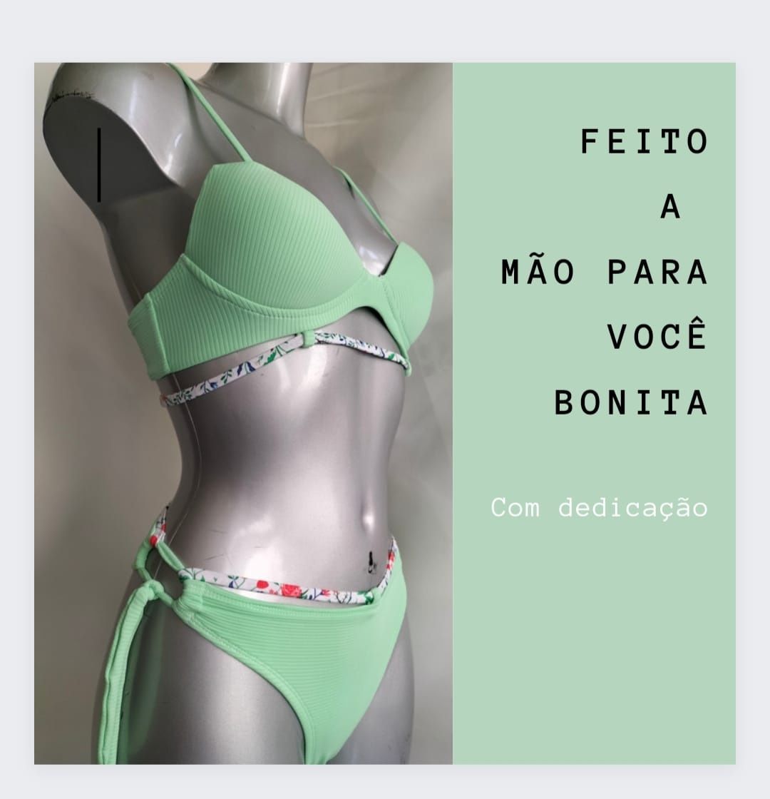 Lingerie, moda praia e arranjos, costura personalizada e profissional