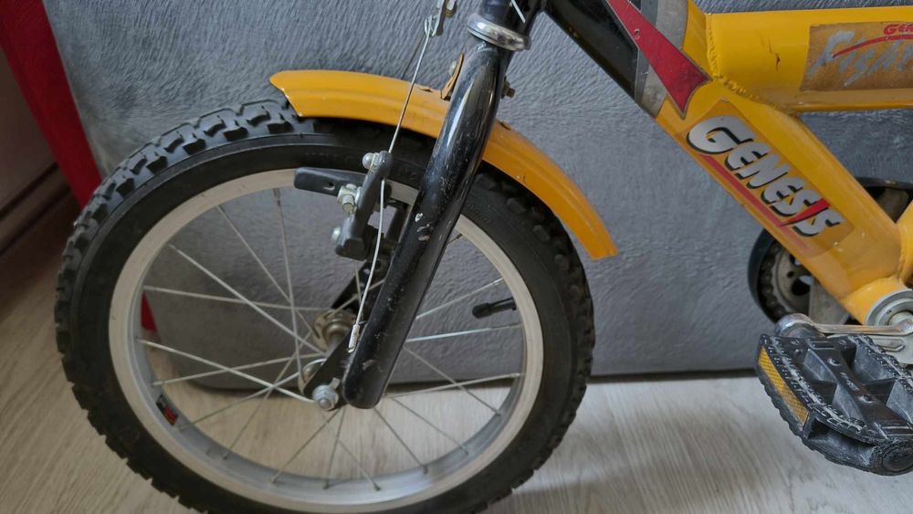 Rower dzieciecy żółty