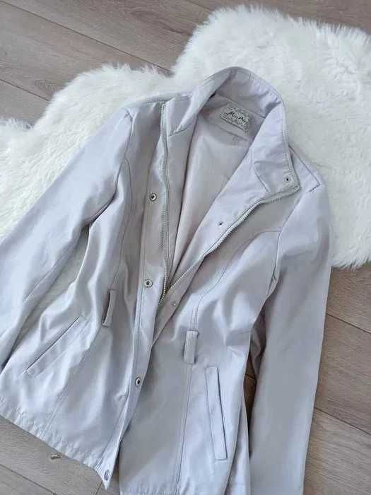 przejściowa kurtka żakiet marynarka bawełna L XL