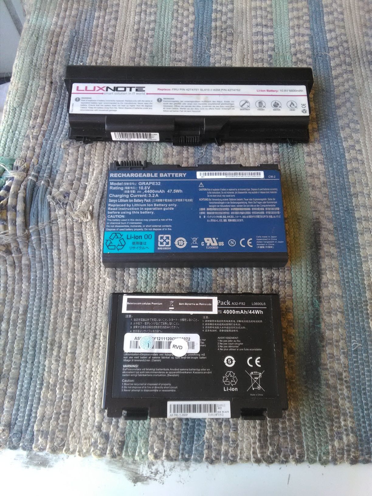 Vendo estas baterias