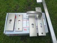 Klamka z szyldem kmt inox