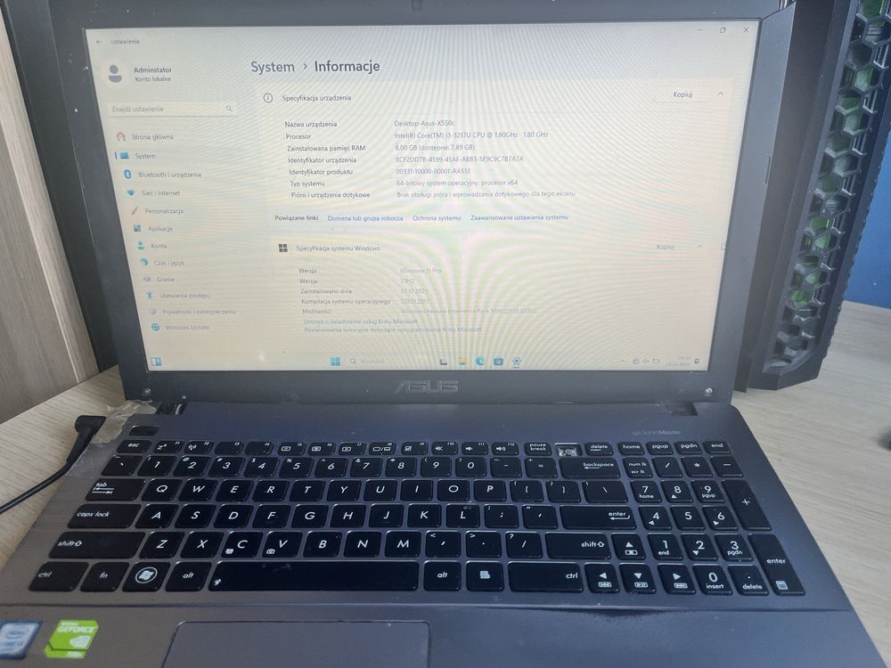 Laptop Asus X500c