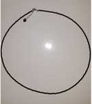 naszyjnik turmalin typu choker 2mm